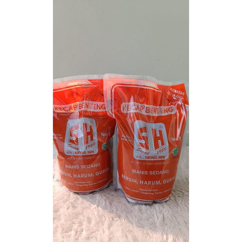 

BENTENG SH Kecap Manis Kemasan Pouch 2 Liter x 2pc