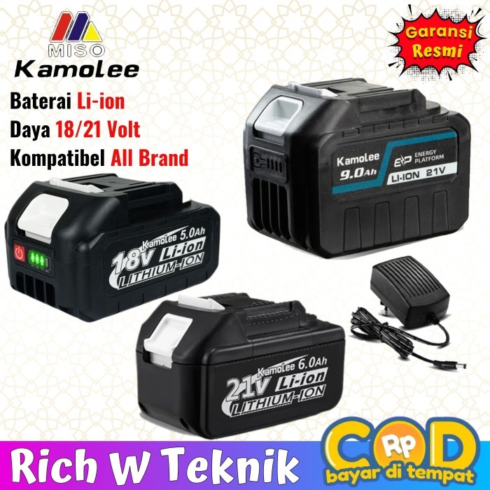 Kamolee-Batrai Li-ion Power Tools-Batrai+Casger Kamolee 21V Model LXT