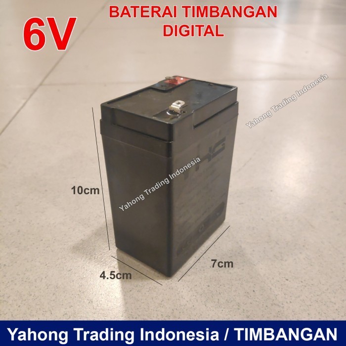 Baterai Timbangan Digital Aki 6 Volt VA6-4 (6V4Ah)