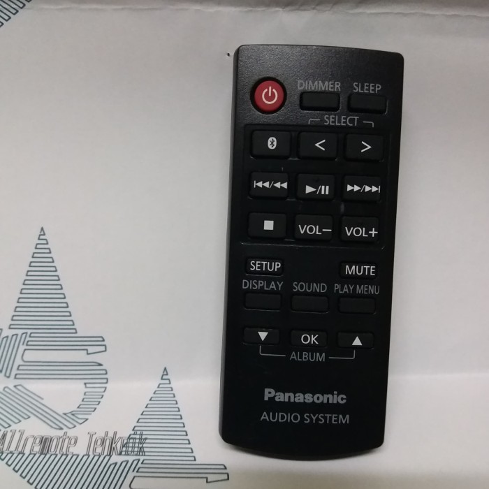 REMOT REMOTE PANASONIC AUDIO SYSTEM N2QAYB001215