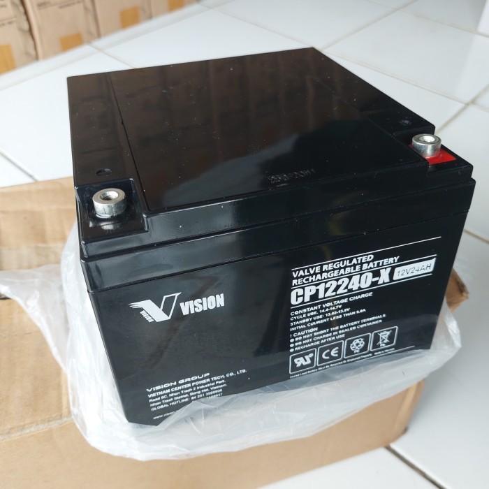 Battery VRLA VISION 12V 24AH LIKE NEW