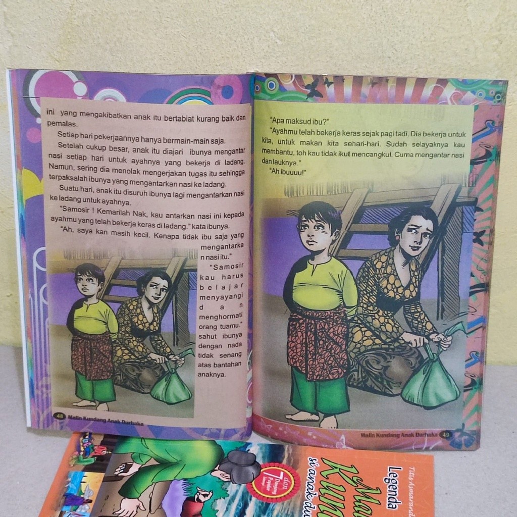 

Buku Cerita Legenda Malin Kundang Si Anak Durhaka Full Color Bergambar