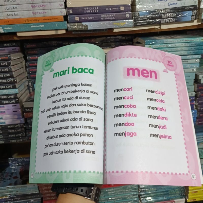 

BUKU ABACAGA CARA PRAKTIS BELAJAR MEMBACA UNTUK ANAK 4-6 tahun FULL COLOUR (ORIGINAL)