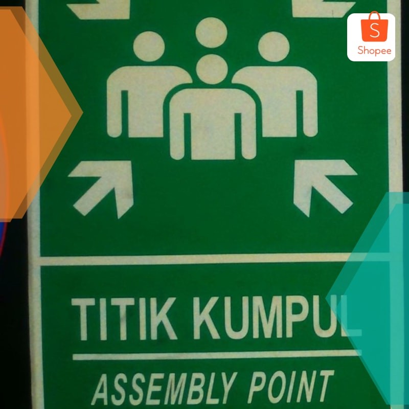 

Promo Rambu titik kumpul assembly point. bisa custom design bebas Keren