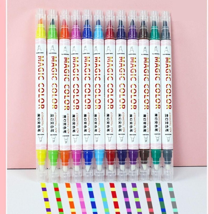 

Vee 12War/Set Penda Neon Kantor Perlengkapan Sekolah Alat Gambar