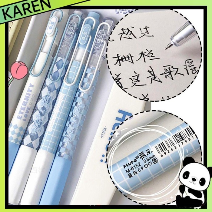 

Vee Karen 4Pcs/Set Pena Gel Perlengkapan Kantor Sekolah Alat Tulis Kreatif