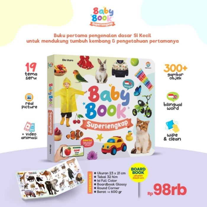 

Bana Boardbook Buku Anak Bayi Balita 1 2 3 Tahun Baby Book Super Lengkap/10