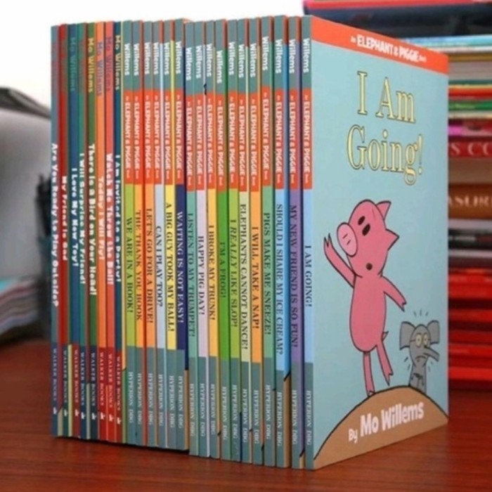 

Bana Elephant And Piggie 25 Books/Set Mo Willems Buku Anak