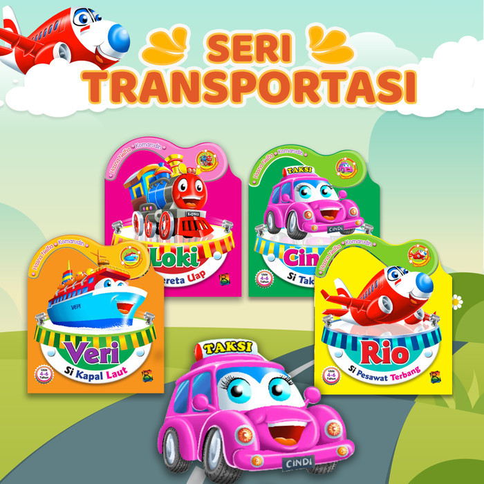 

Bana Buku Anak Seri Transportasi Bestari Kids