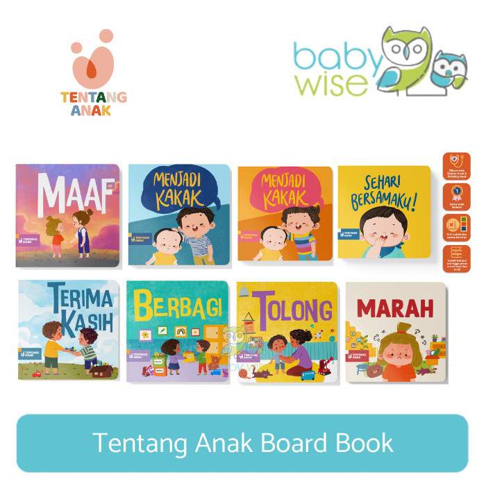 

Bana Tentang Anak Board Book - Buku Cerita Anak Bergambar