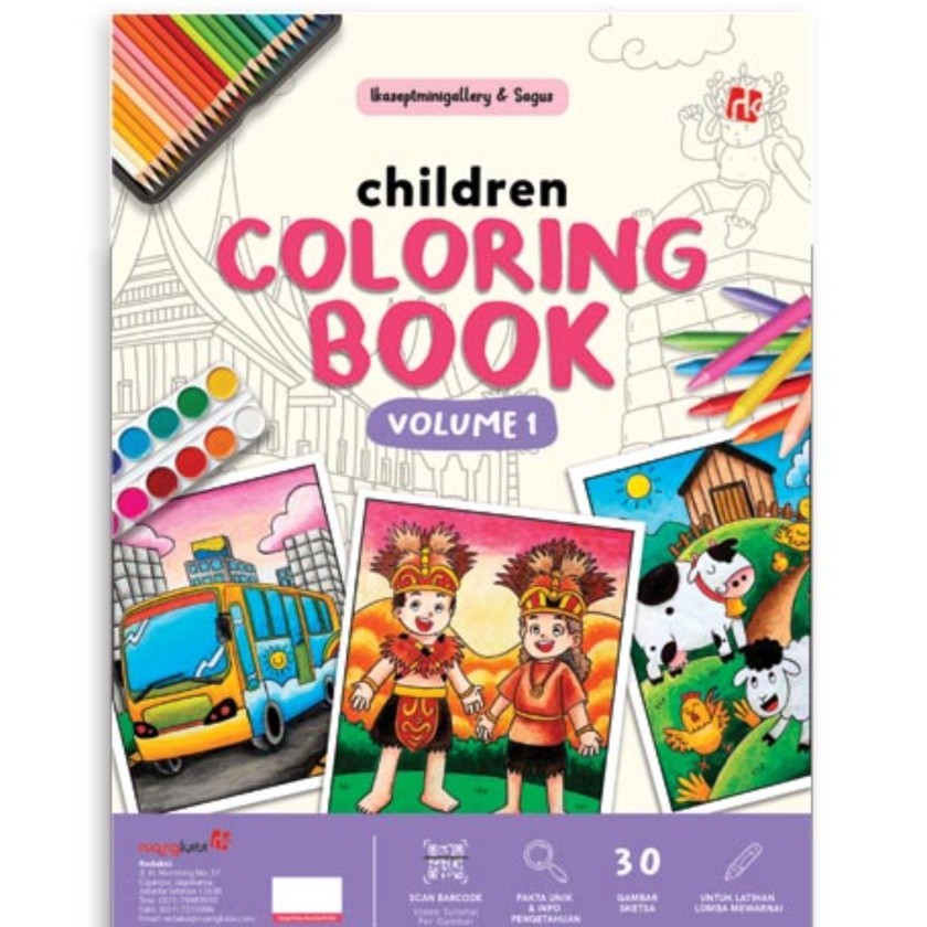 

Bana Buku Anak Children Coloring Book - Ikaseptminigallery & Sagus