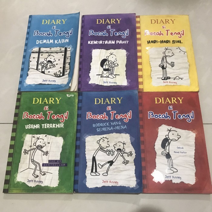 

Bana Paket 1-6 Diary Si Bocah Tengil (Diary Of A Wimpy Kid) - Seri Paket Lengkap 1-6 Bahasa