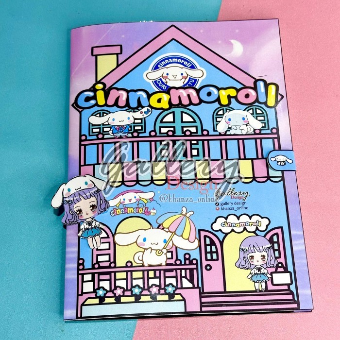 

Bana New Product - Cinnamoroll Paperdoll / Mainan Edukasi Anak Mainan Buku