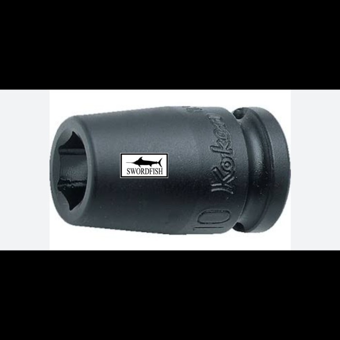 KOKEN IMPACT SOCKET 1/2 IN SQUARE KUNCI SOK