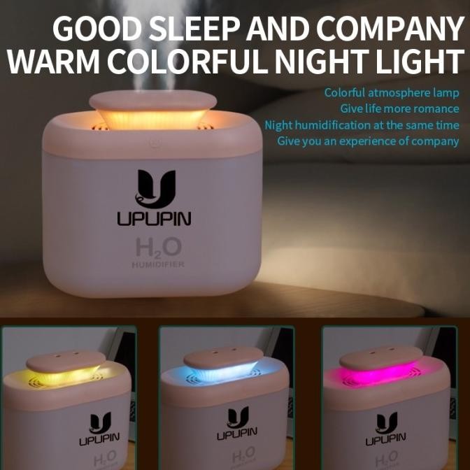 Upupin Humidifier Aromatherapi Difuser Led Kapasitas 3.3L
