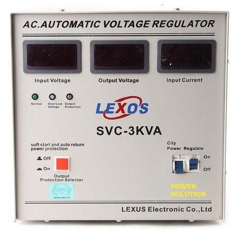 STABILIZER LEXOS 3000VA DIGITAL DISPLAY ( ST-3000-SD )