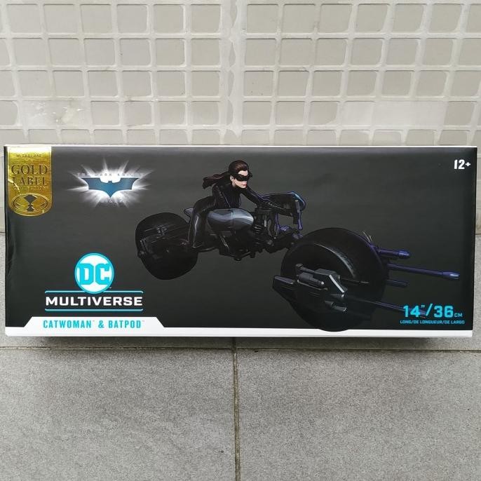 Sale Mcfarlane Toys Dc Multiverse Catwoman Selina Kyle & Batpod Batman Tdkr The Dark Knight Rises Go