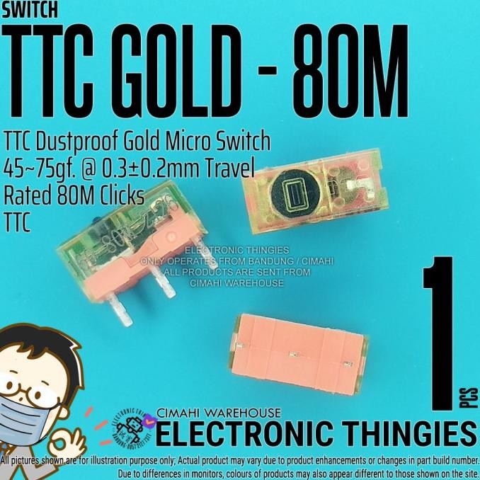Baru TTC GOLD 80M MOUSE BUTTON SWITCH thingie43 Ayo Beli