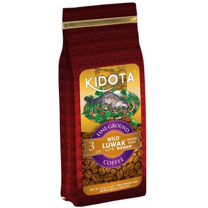 

Kopi Kidota Wild Luwak (Luwak Asli) Bubuk Halus (Fine) 100G