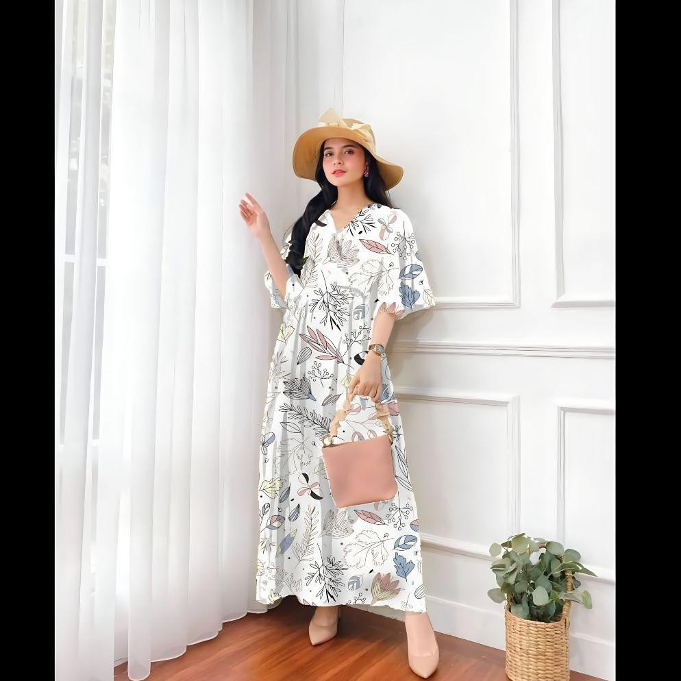 Promo Spesial Baju Daster Dress Kimono Piyama Kareen Serut Dada Tidur Remaja Wanita Tali Samping Kan