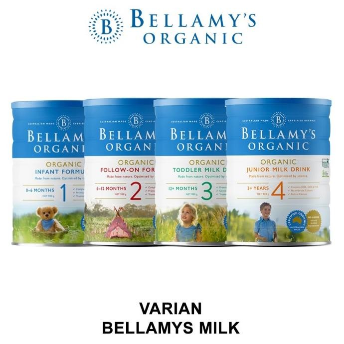 

Bellamys Organic Step 1 / Step 2 / Step 3 / Step 4 Susu Organik 900gr KLM