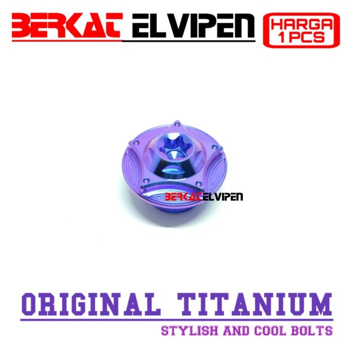 Baut Titanium Tutup Oli Mesin Mio Xeon Nmax Old New 2020 Aerox Lexi Fto