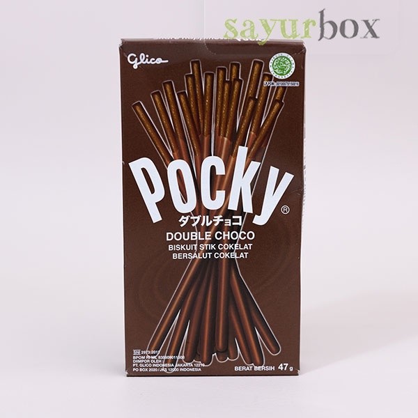 

Glico Pocky Biskuit Stick Double Choco 47 gram Sayurbox