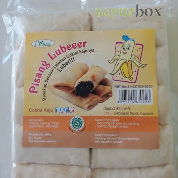 

Shaza Pisang Luber Cokelat Keju 400 gram Sayurbox