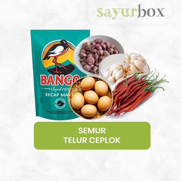 

Paket Siap Masak Bango 3 - Semur Telur Ceplok 1 pack Sayurbox