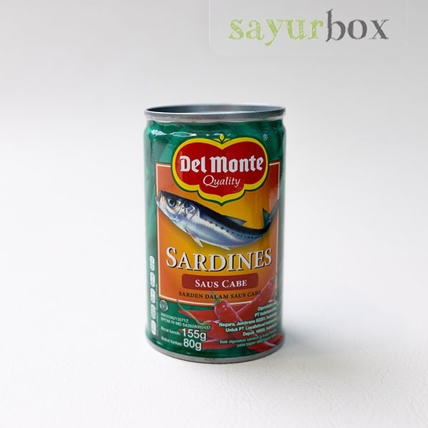 

Del Monte Sardines Chili Kaleng 155 gram Sayurbox