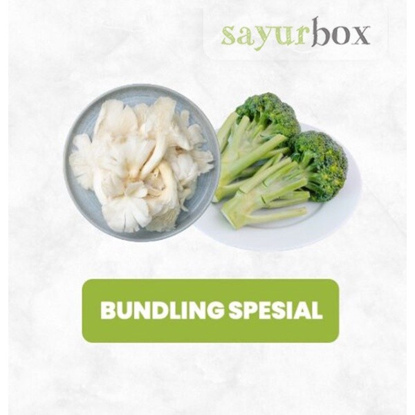 

Bundling Brokoli Jamur Konvensional 1 pack Sayurbox