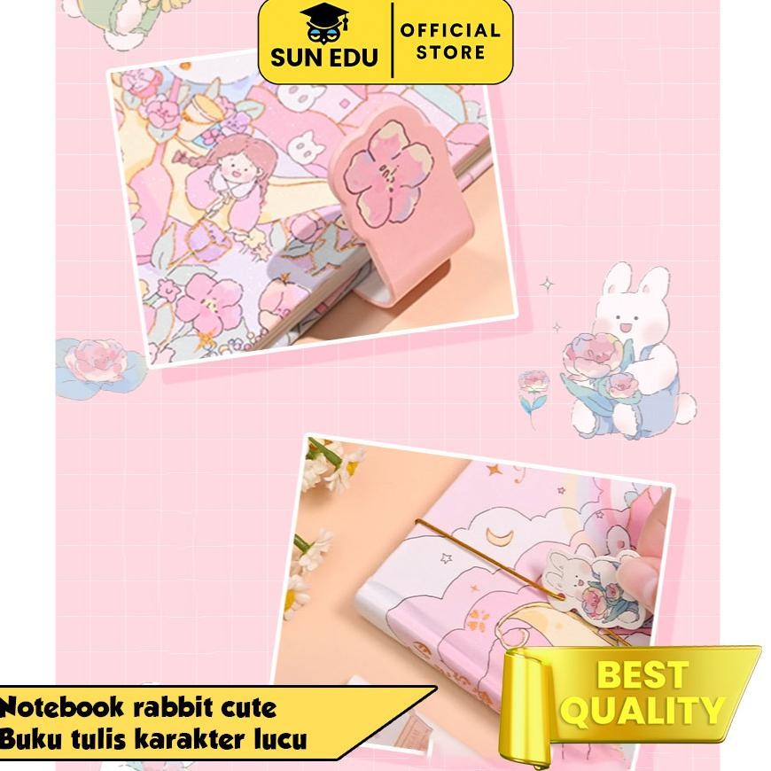 

TERMURAH Notebook rabbit cute/ Buku tulis karakter lucu/ Buku catatan jurnal diary gh-56