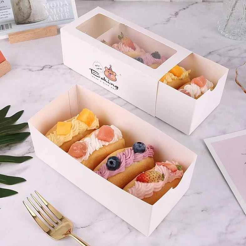 

SPECIAL Dus Kotak Box Donat Bomboloni Brownis Donut Kardus Kemasan Makanan 10pcs er-87