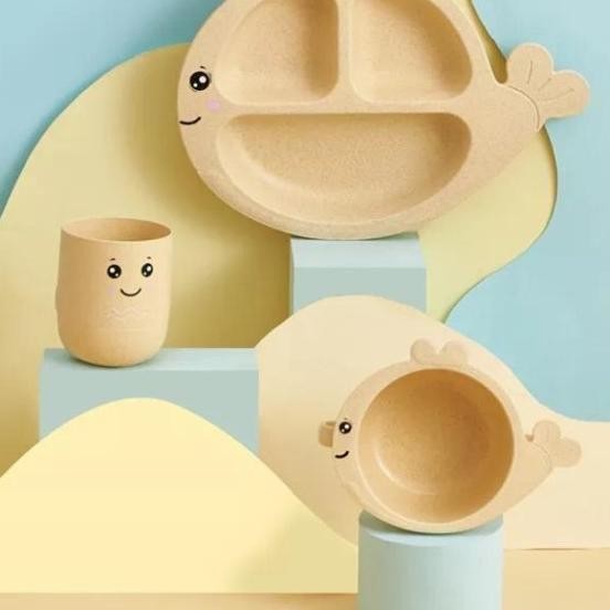 Set Tempat Makan Anak Dan Lucu Set Perlengkapan Makan Mpasi Lucu