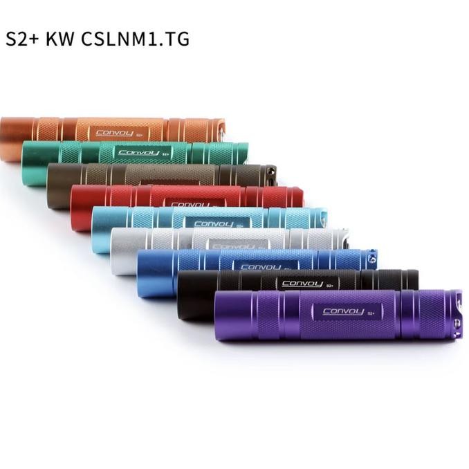 Produk Viral Senter Convoy S2+ With Kw Cslnm1.Tg Varian Warna