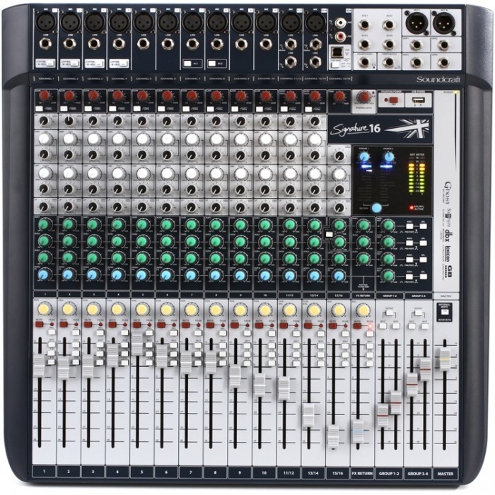 Soundcraft Signature 16 Mixer with Effects,BMJ