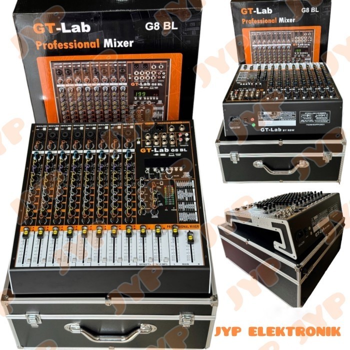 MIXER AUDIO GT LAB G 8 BL / G8BL / G-8BL ORIGINAL 8CHANNEL