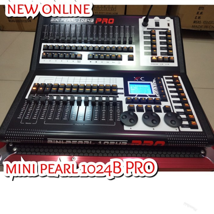 MIXER MINI PEARL 1024B PRO FREE HARDCASE, USB, LAMPU