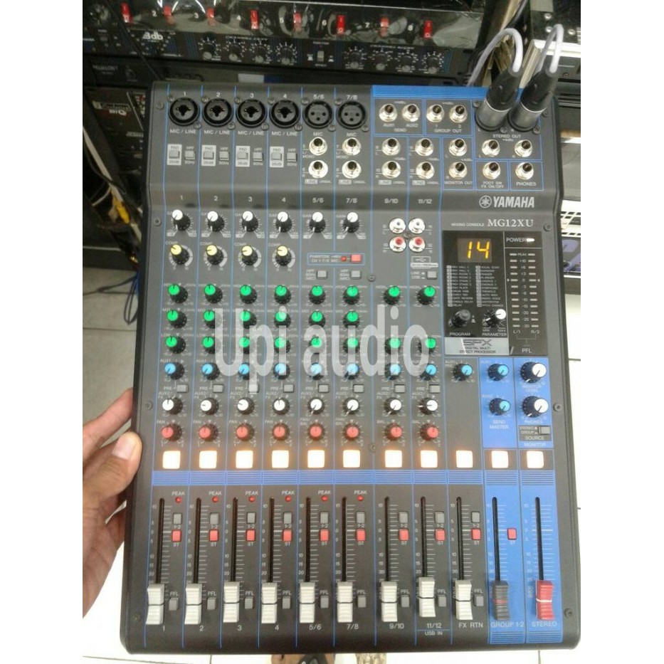 Mixer yamaha MG12XU Audio Japan bonus jack XLR Neutrik Female original