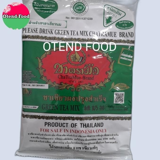 

READY STOCK THAI TEA CHATRAMUE HIJAU / THAITEA / THAI TEA HIJAU THAILAND 200 GRAM !!!!!