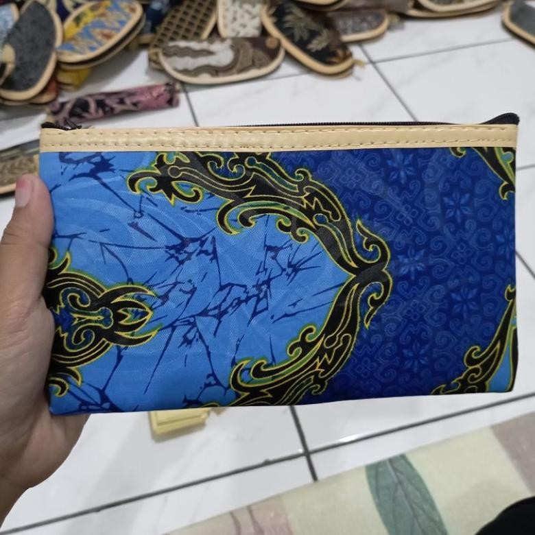 Premium 50Pcs Souvenir Dompet Batik Ibu Besar Pouch Batik Walik 19X12Cm Kemas Kertas Ucapan Terima K