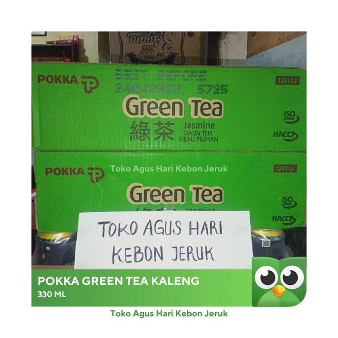 

READY STOCK POKKA GREEN TEA JASMINE 330 ML ISI 24 KALENG !!!!!