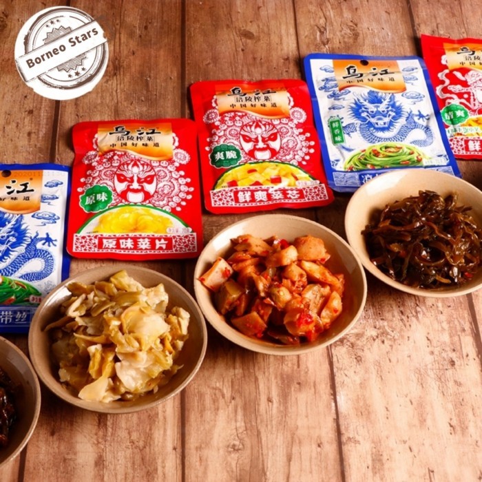 

Ready Wujiang Family Acar Mustard Fu Ling Zha Cai