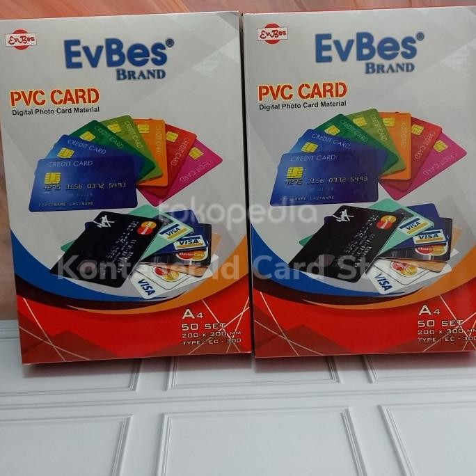 

Baru | Kertas Pvc Id Card A4 Isi 50/Bahan Pvc Id Card