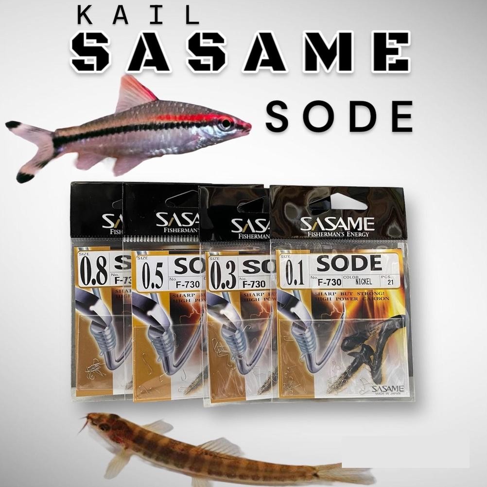 Premium Kail Pancing Sasame Sode F-730 Tajam Anti Mocel Khusus Ikan Micro Original