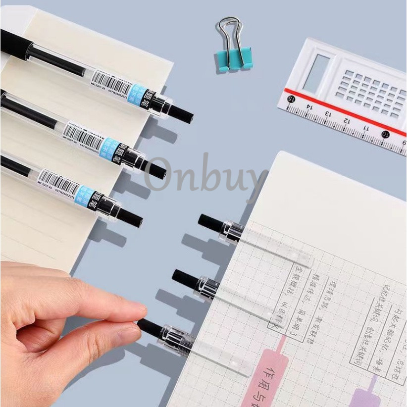 

HARGA SPESIAL BALLP MEKANIK / PULPEN PENA GEL SIMPLE PEN WHITE BLACK MEKANIK 0.5MM AESTHETIC PEN /