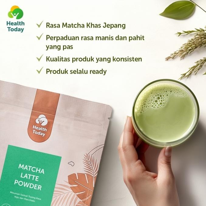 

READY STOCK HEALTH TODAY MATCHA LATTE POWDER DRINK ( MINUMAN BUBUK MATCHA) !!!!!