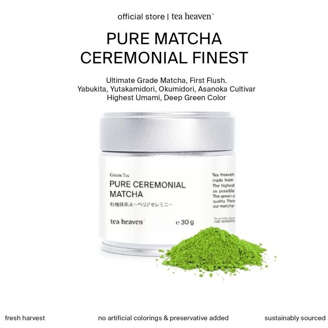

READY STOCK PURE ORGANIC CEREMONIAL MATCHA FINEST GRADE GREEN TEA POWDER TEH HIJAU BUBUK JEPANG !!!!!