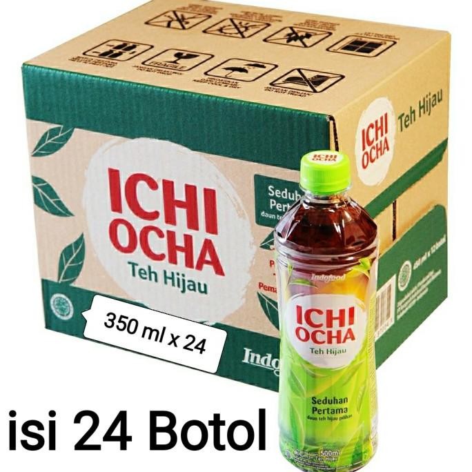 

READY STOCK ICHI OCHA GREEN TEA 350 ML X 24 BOTOL PER DUS !!!!!