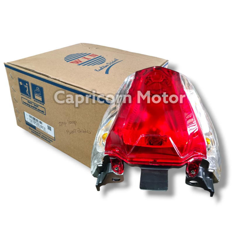 REFLEKTOR LAMPU BELAKANG BEAT NEW DELUXE 2020 STOP LAMP merk WIN